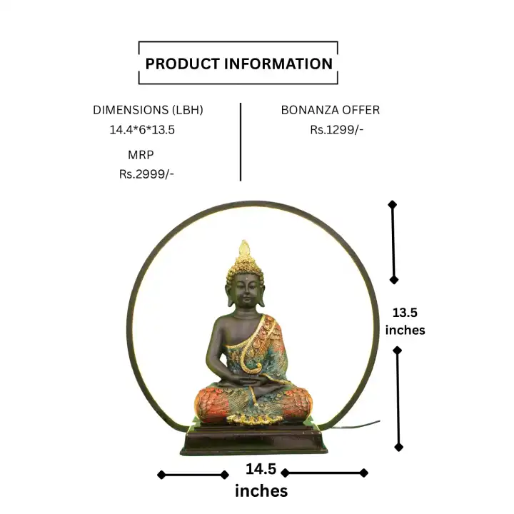 LED Samadhi Buddha (Shakyamuni Buddha) - Image 3