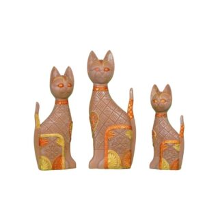 Trio of Tranquil Cats