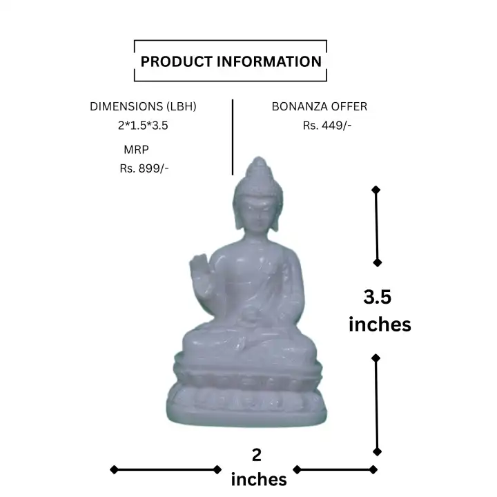 Dashboard White Buddha - Image 3