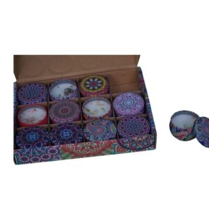 Fragrant Tin Pot Candles (Set of 12)